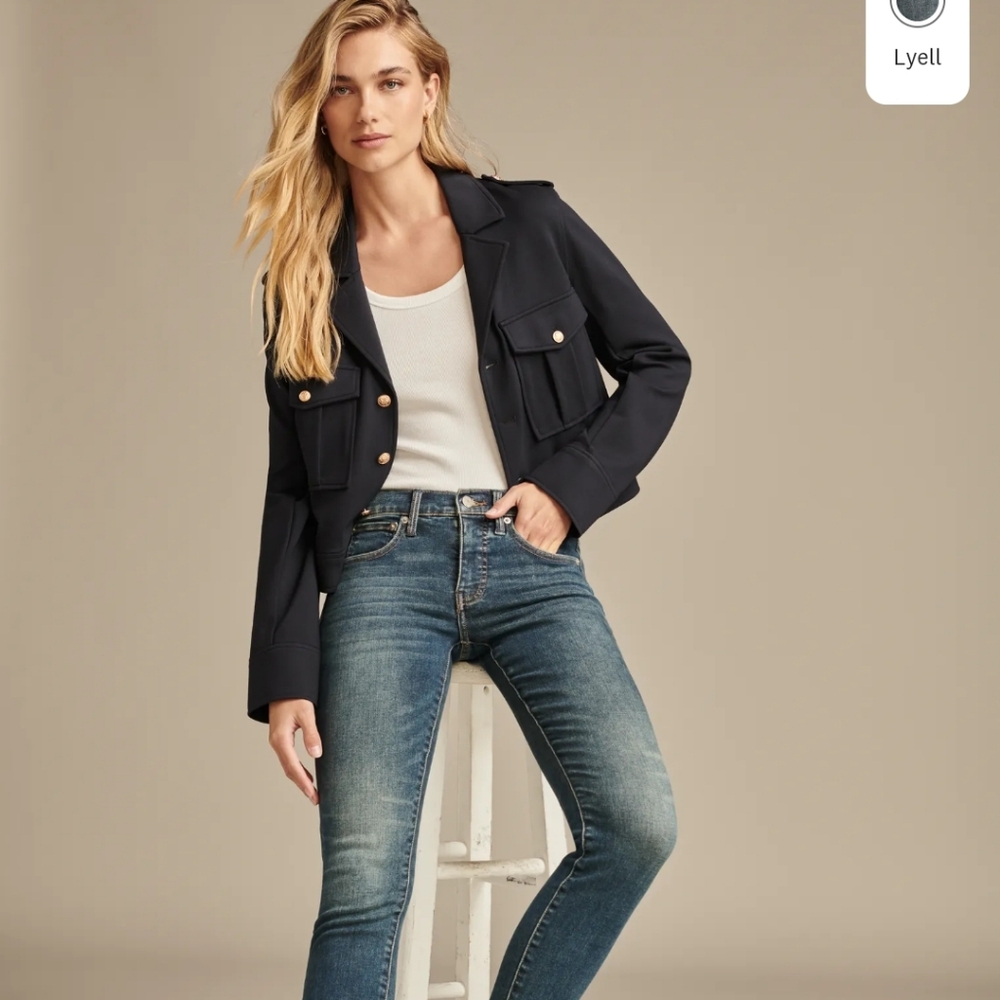 Lucky Brand Ava Mid Rise Skinny Size 8